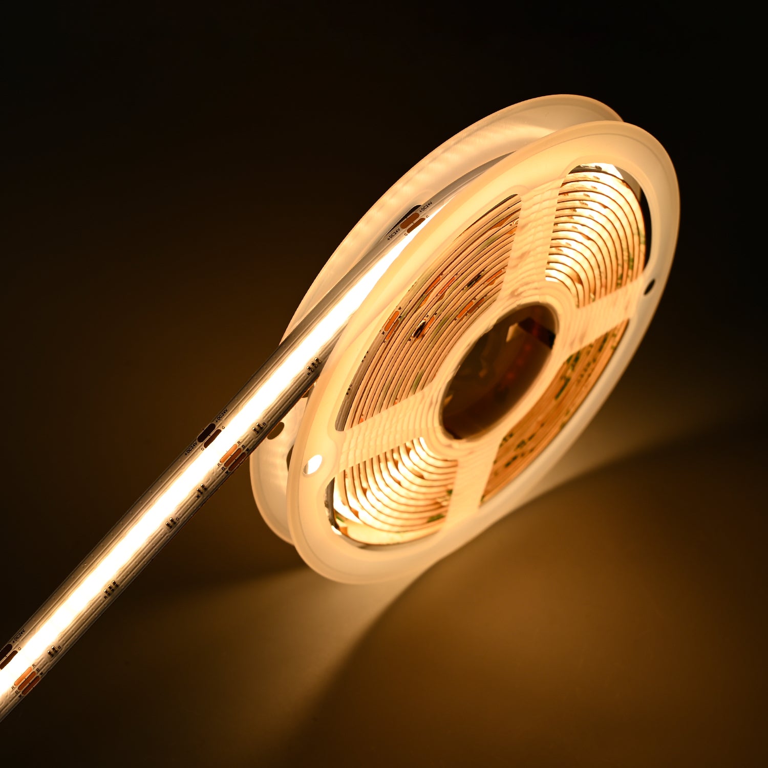 Atom LED - Neutron 12mm 24v 16w 896 LEDS p/mtr RGBW+3K LED Strip NON IP Per Mtr Cri90+