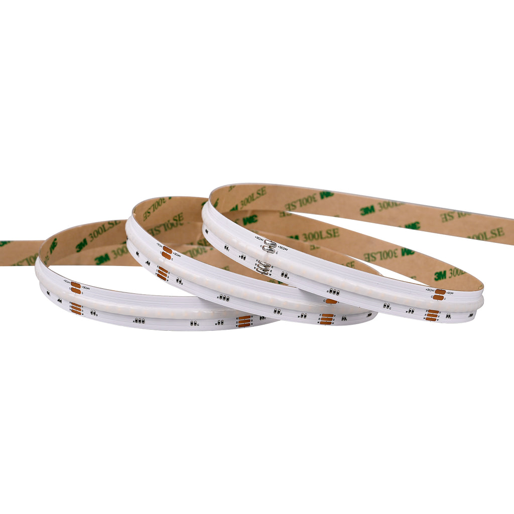 Atom LED - Neutron 12mm 24v 16w 896 LEDS p/mtr RGBW+65K LED Strip NON IP Per Mtr Cri90+