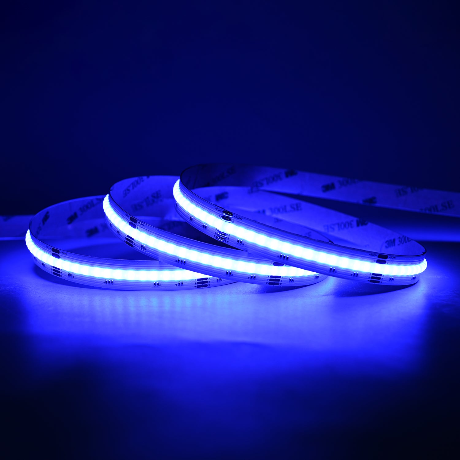 Atom LED - Neutron 12mm 24v 16w 896 LEDS p/mtr RGBW+3K LED Strip NON IP Per Mtr Cri90+