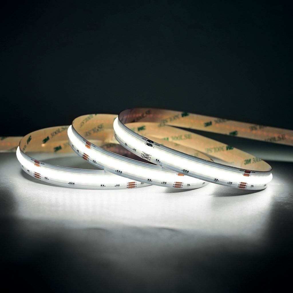 Atom LED - Neutron 12mm 24v 16w 896 LEDS p/mtr RGBW+65K LED Strip NON IP Per Mtr Cri90+