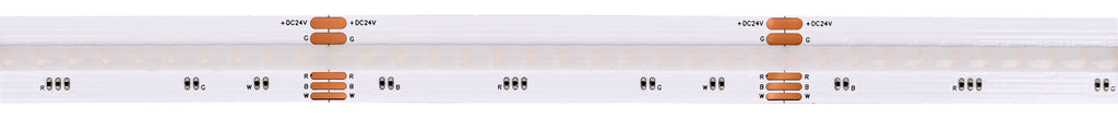 Atom LED - Neutron 12mm 24v 16w 896 LEDS p/mtr RGBW+65K LED Strip NON IP Per Mtr Cri90+