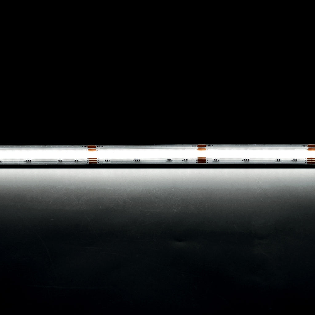 Atom LED - Neutron 12mm 24v 16w 896 LEDS p/mtr RGBW+65K LED Strip NON IP Per Mtr Cri90+