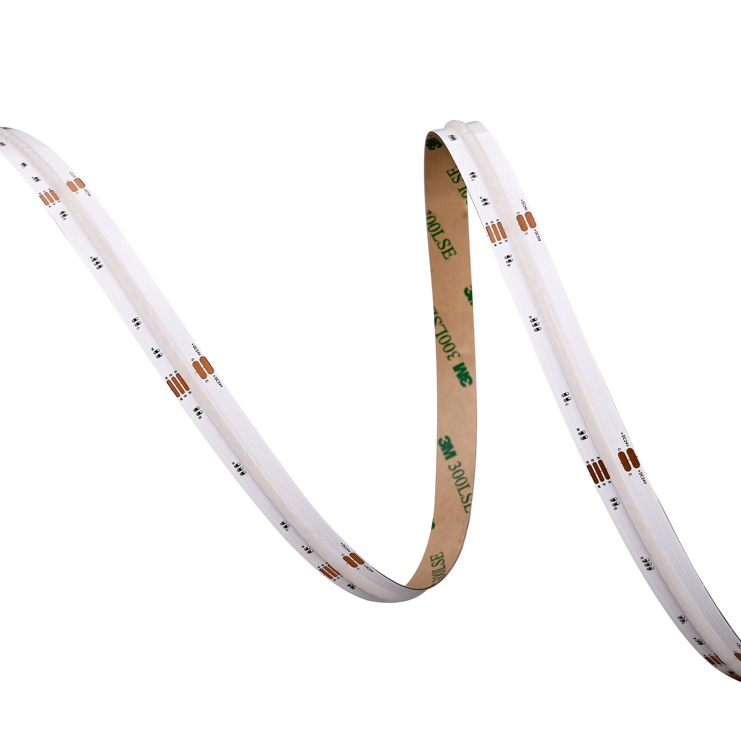 Atom LED - Neutron 12mm 24v 16w 896 LEDS p/mtr RGBW+65K LED Strip NON IP Per Mtr Cri90+