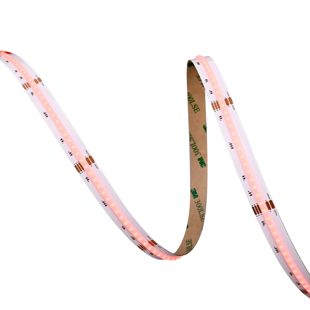 Atom LED - Neutron 12mm 24v 16w 896 LEDS p/mtr RGBW+65K LED Strip NON IP Per Mtr Cri90+