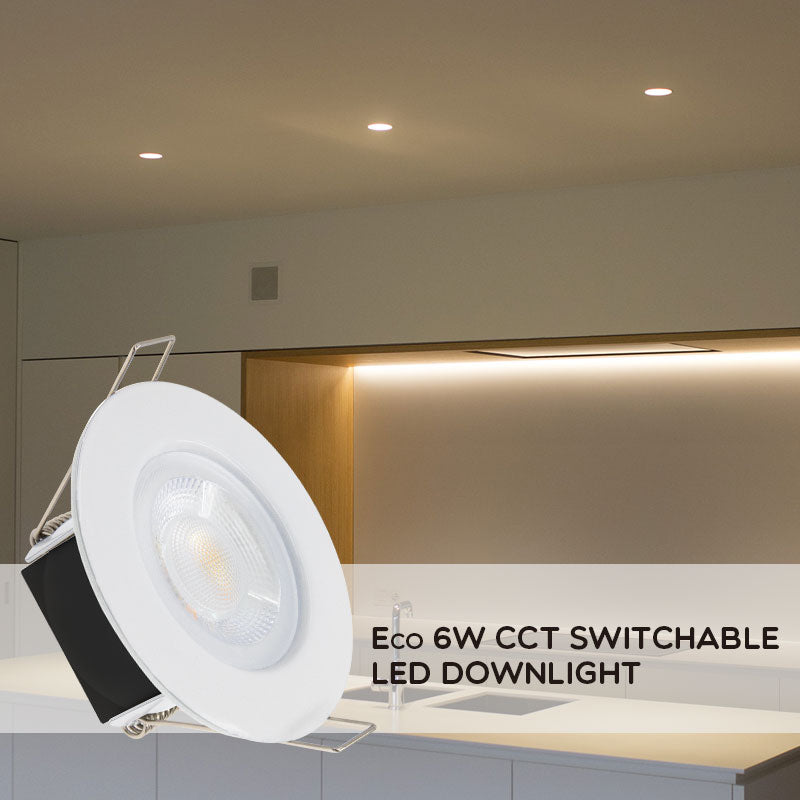 Atom LED Valence 6w CCT - 55-65mm Cut out Downlight
