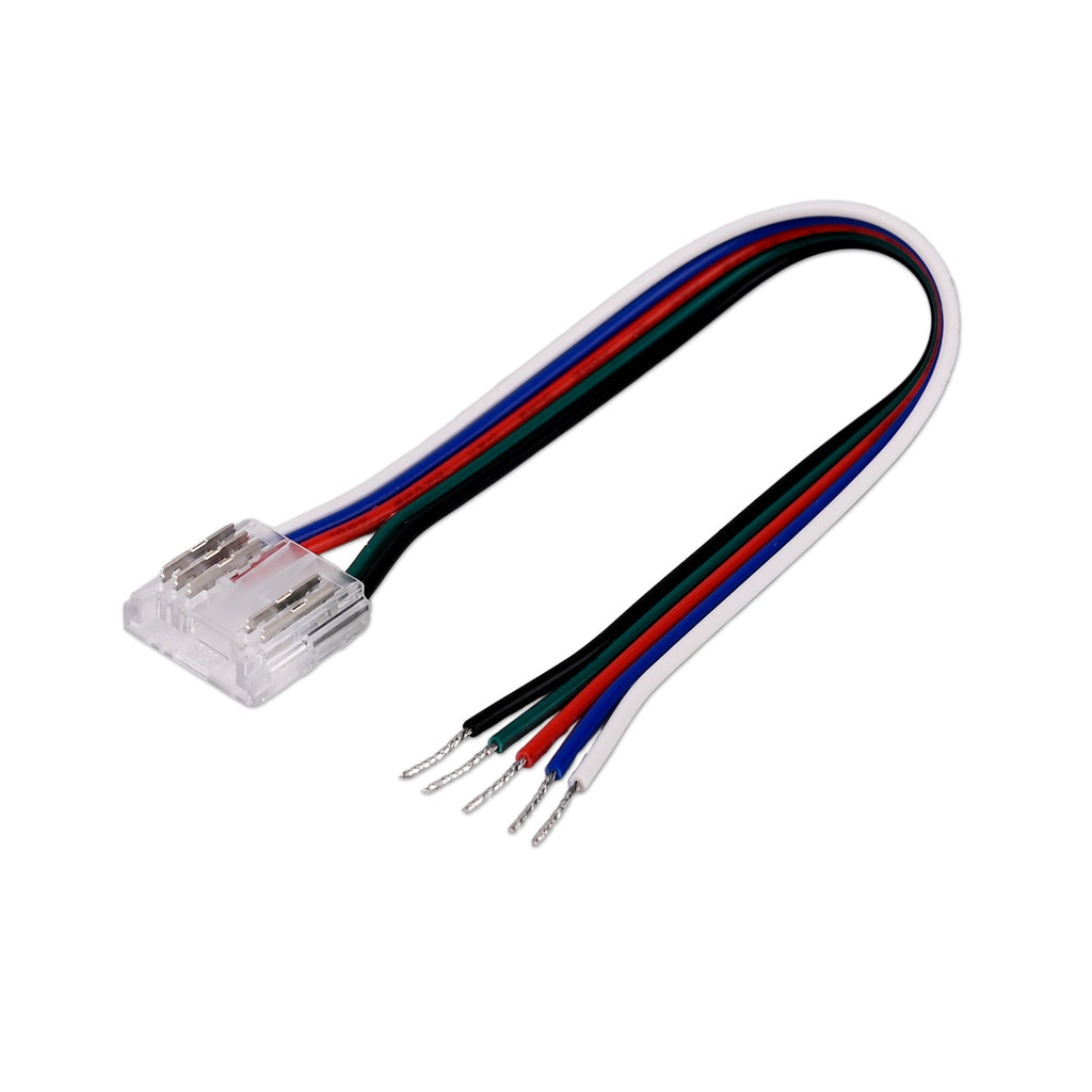Atom LED Neutron RGBW 5-Pin COB Connector — Strip to Driver Lead